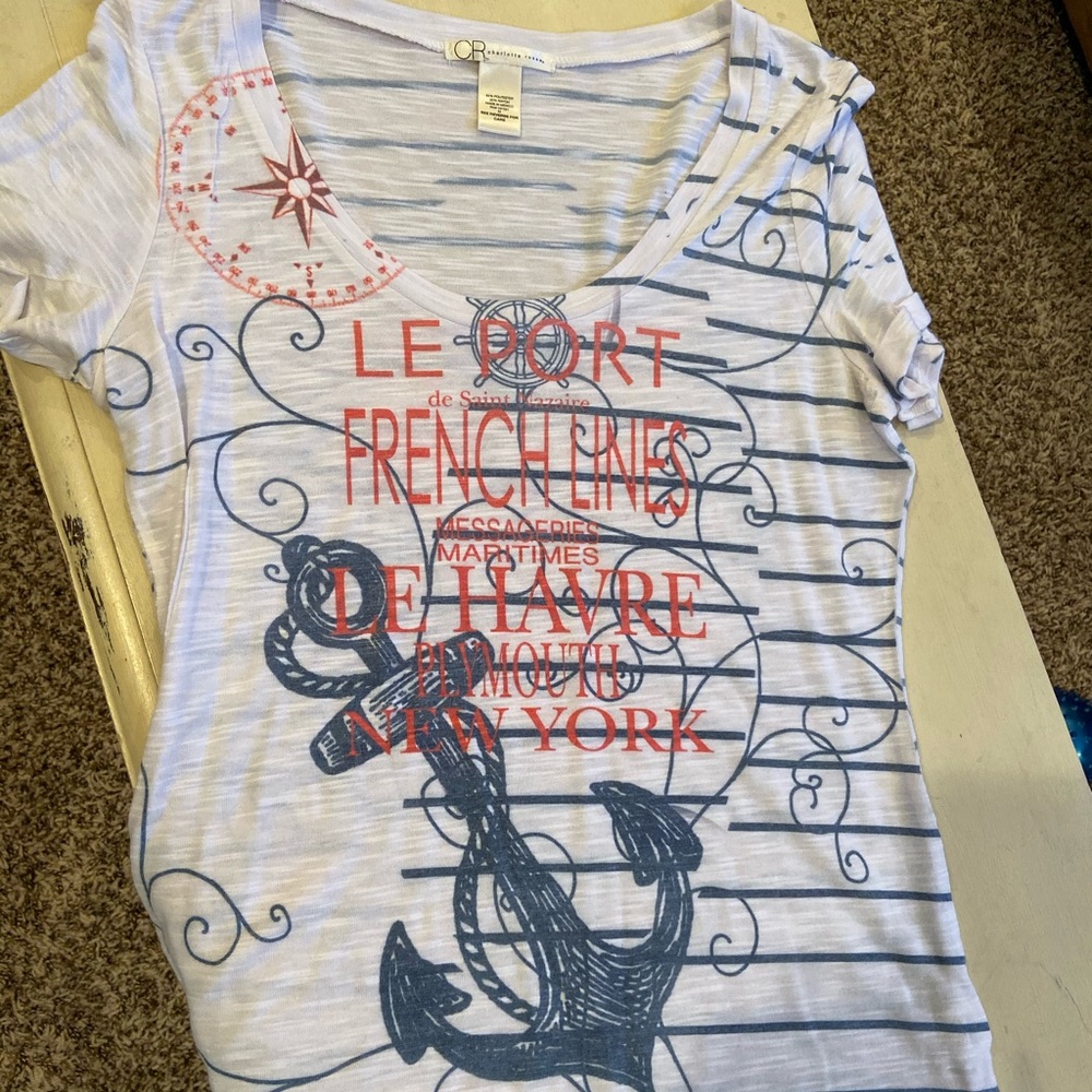 Charlotte Russe Anchor T-shirt